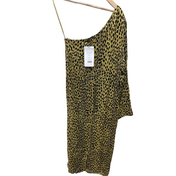 KITRI Amber Cheetah Print One Shoulder‎ Dress Size 2 - Picture 7 of 9